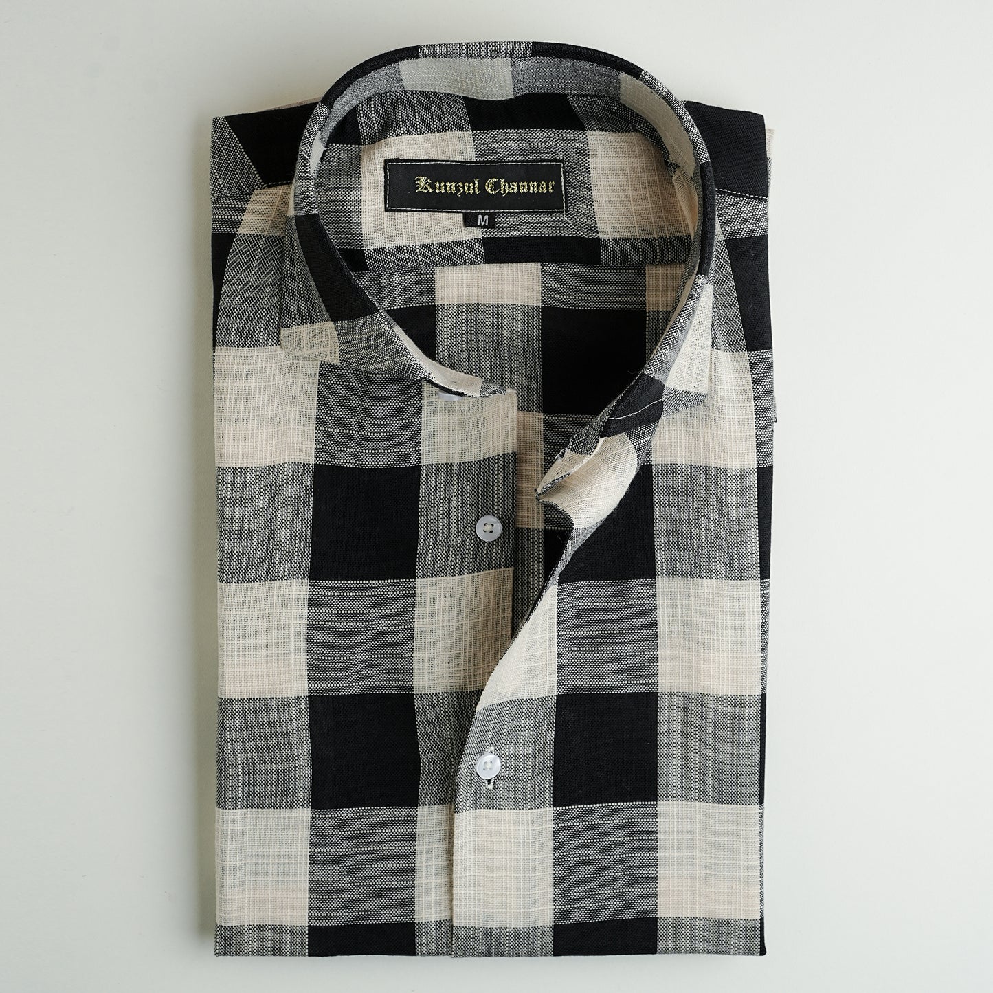 CHECKERED LINEN SHIRT