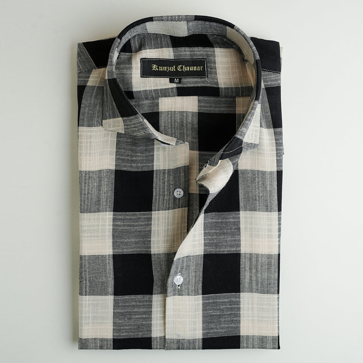 CHECKERED LINEN SHIRT