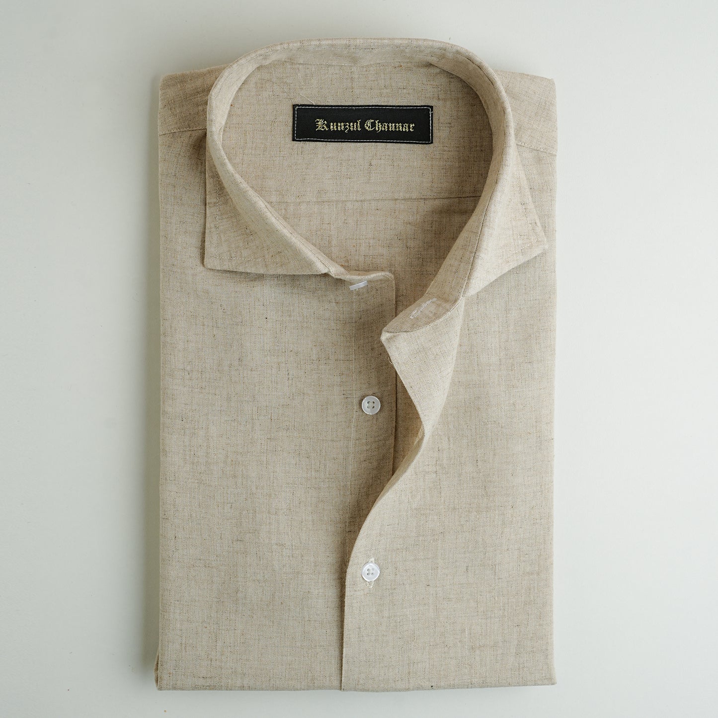 ROCK BEIGE COTTON LINEN