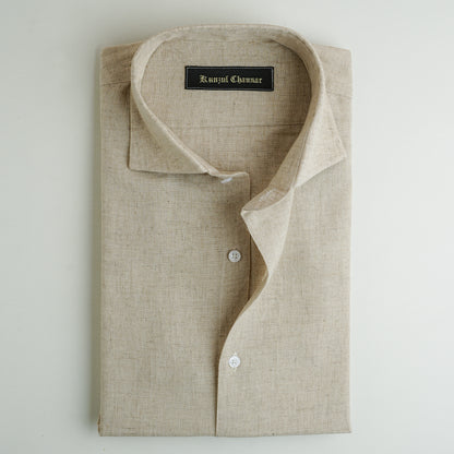 ROCK BEIGE COTTON LINEN