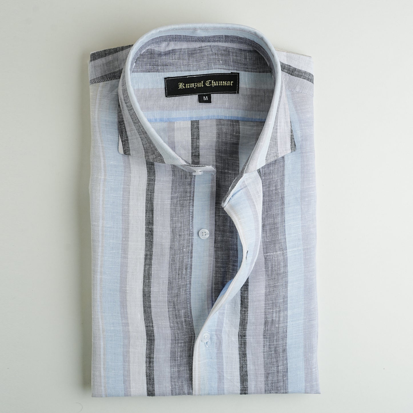 STRIPED LINEN SHIRT