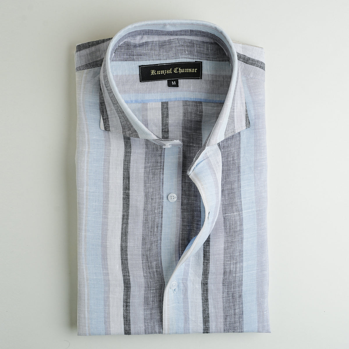 STRIPED LINEN SHIRT
