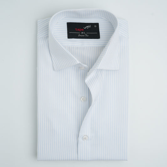 MINI SKY BLUE STRIPED SHIRT