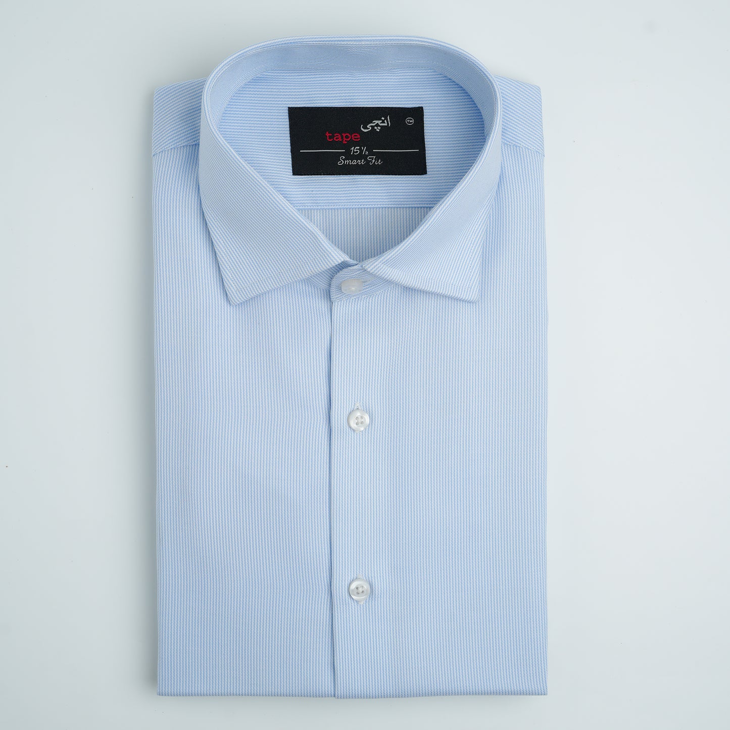 BLUE MICRO STRIPED SHIRT