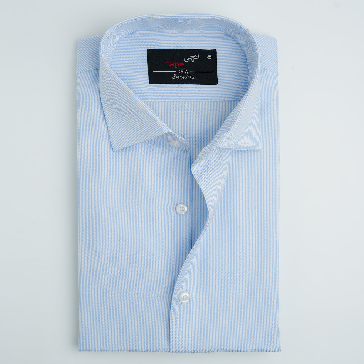 BLUE MICRO STRIPED SHIRT
