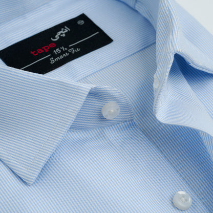 BLUE MICRO STRIPED SHIRT