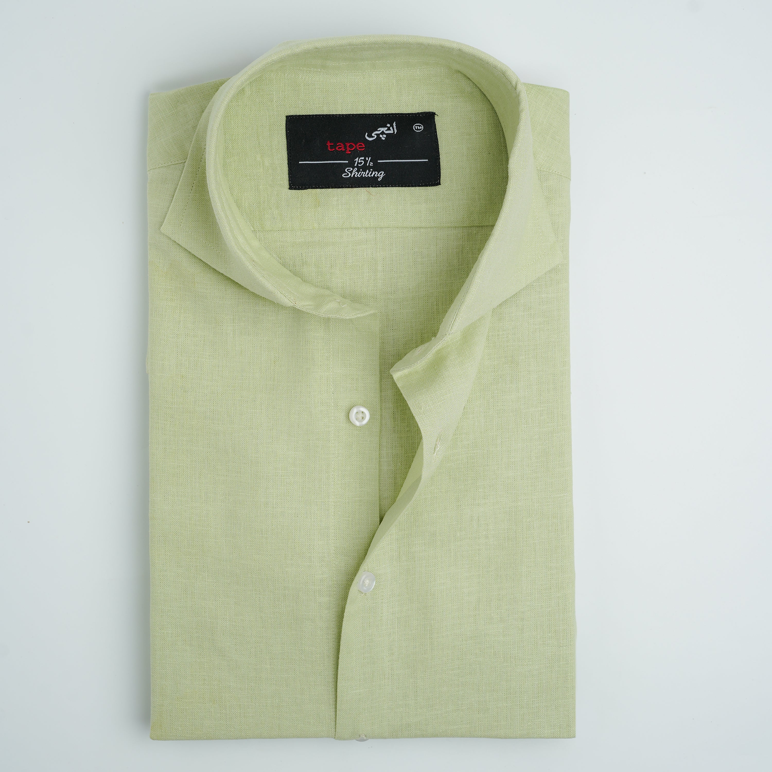 LIME COTTON LINEN SHIRT – Kunzul Channar