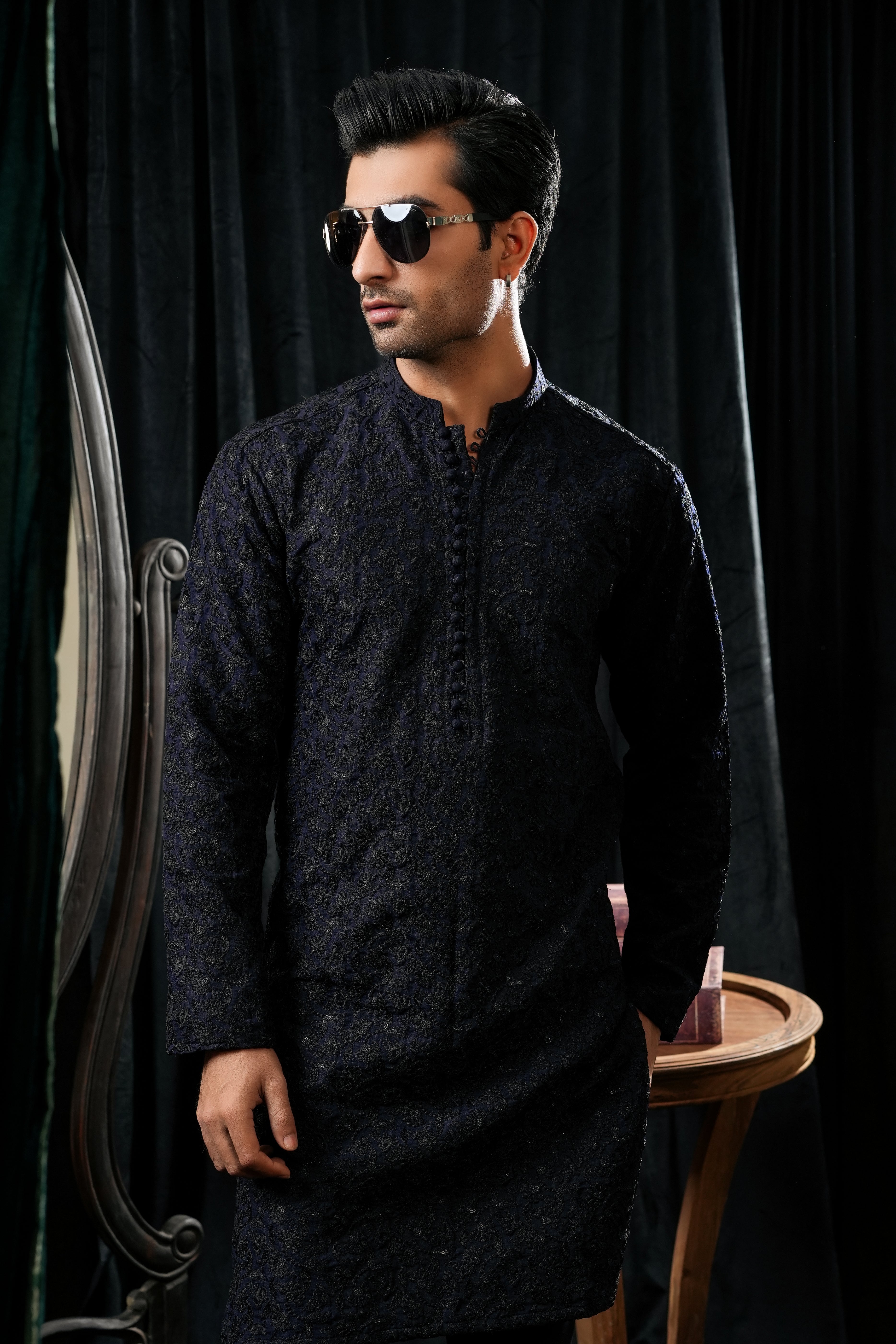 EMBROIDERED KURTA TROUSER – Kunzul Channar