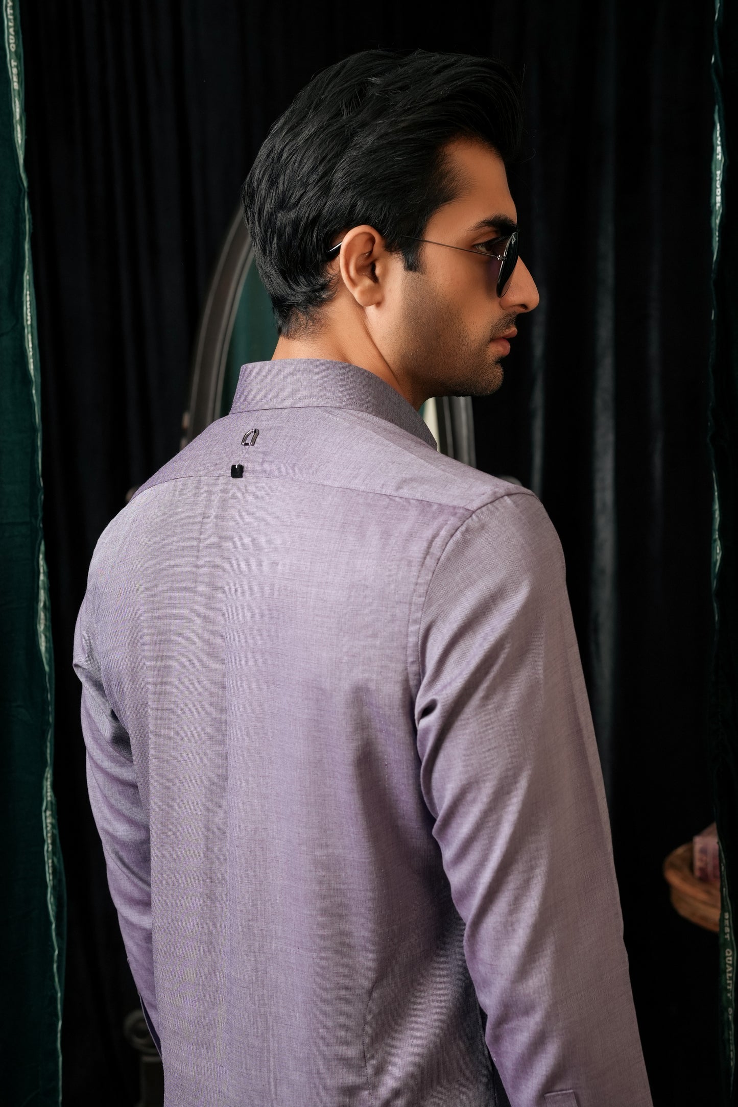 LILAC PIN DOT SHALWAR KAMEEZ