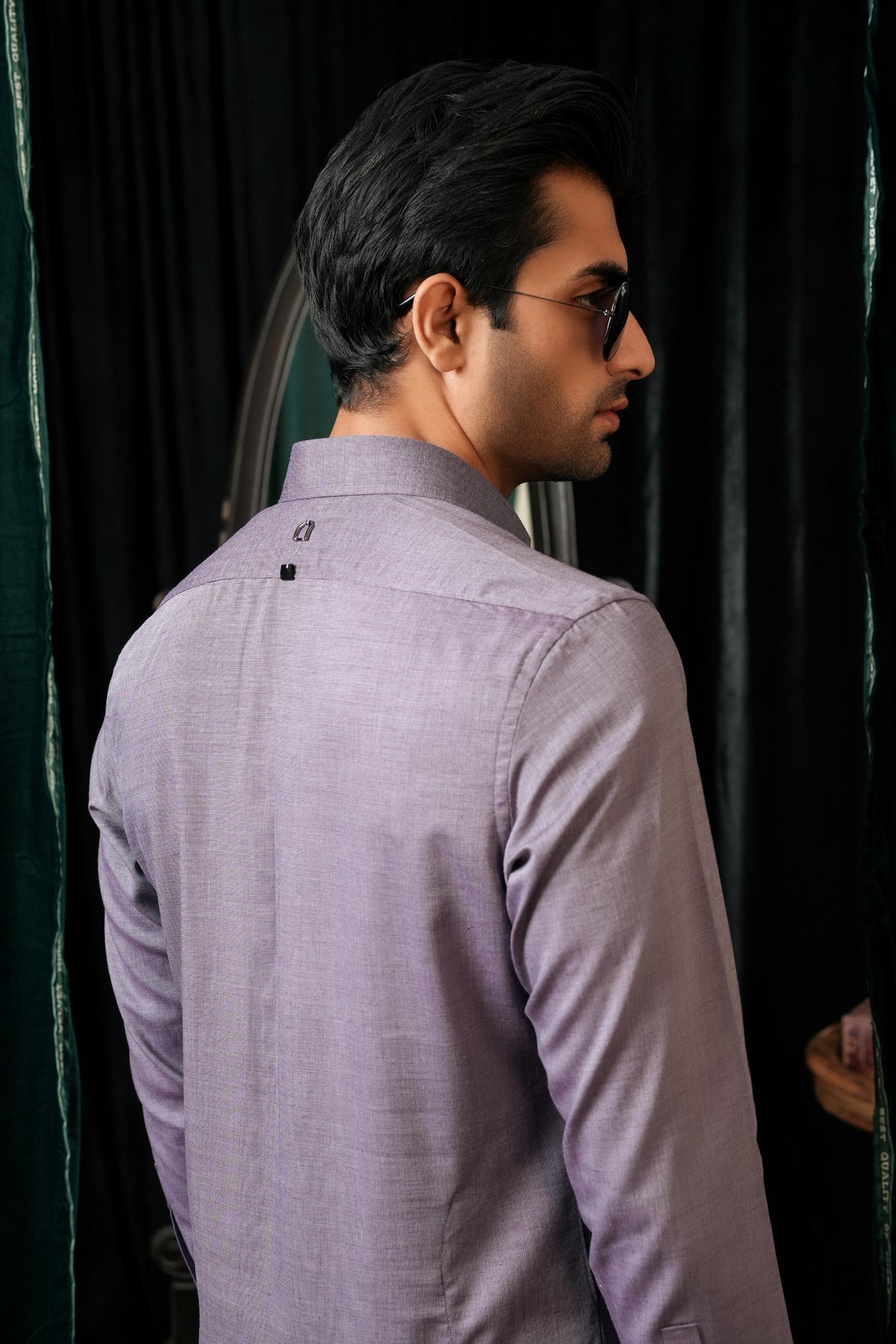 LILAC PIN DOT SHALWAR KAMEEZ