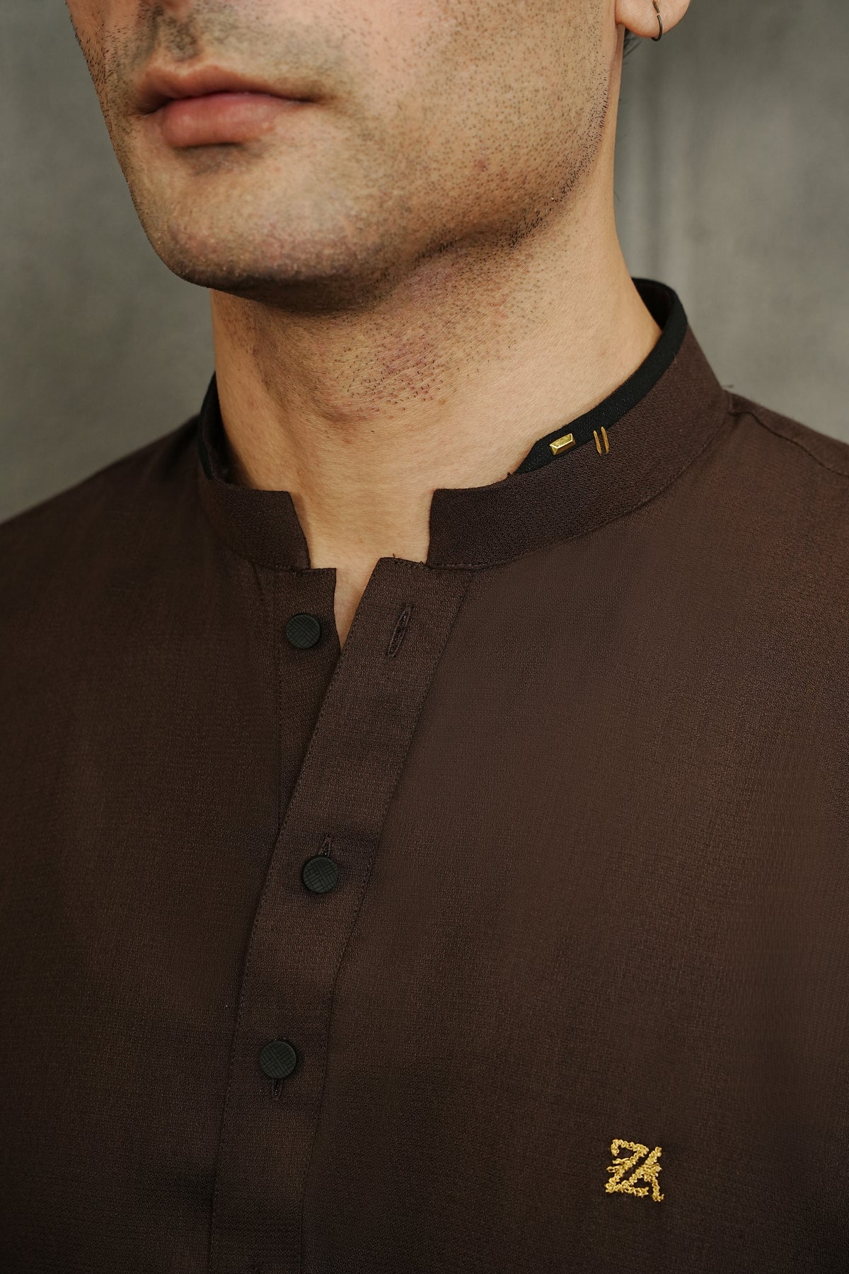 CHOCOLATE BROWN KURTA TROUSER