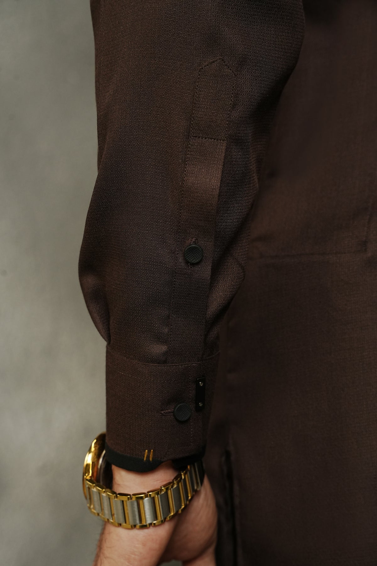 CHOCOLATE BROWN KURTA TROUSER