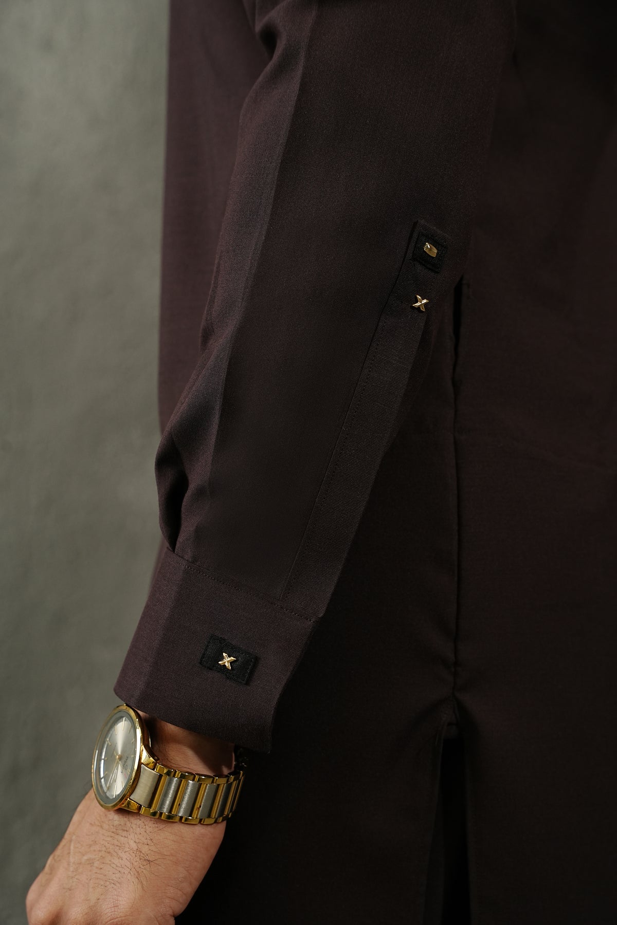 DARK BROWN KURTA TROUSER