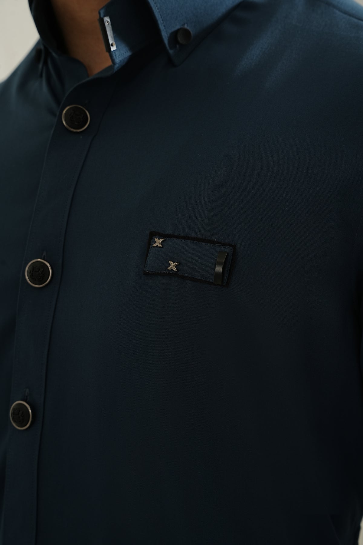 TEAL BLUE KURTA TROUSER