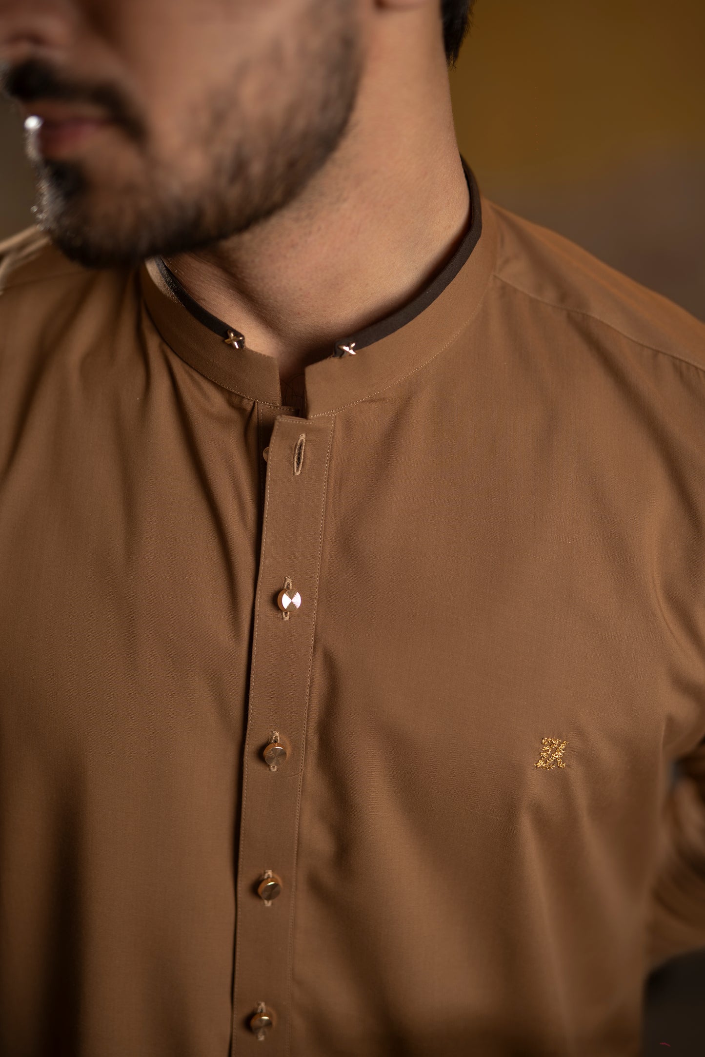 CAMEL BROWN KURTA TROUSER