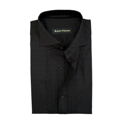 Premium Black Tuxedo Shirt