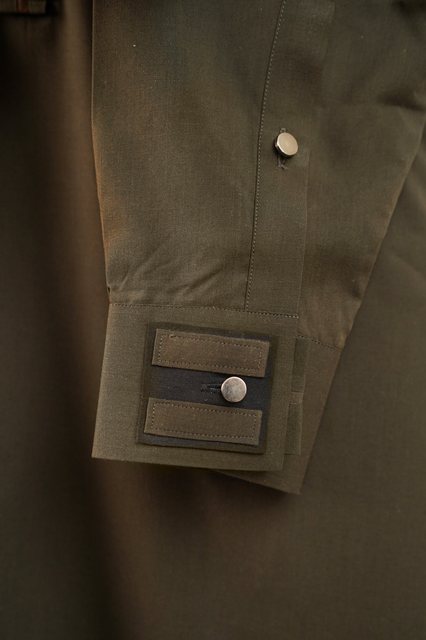 Green Band Collar Kurta Trouser