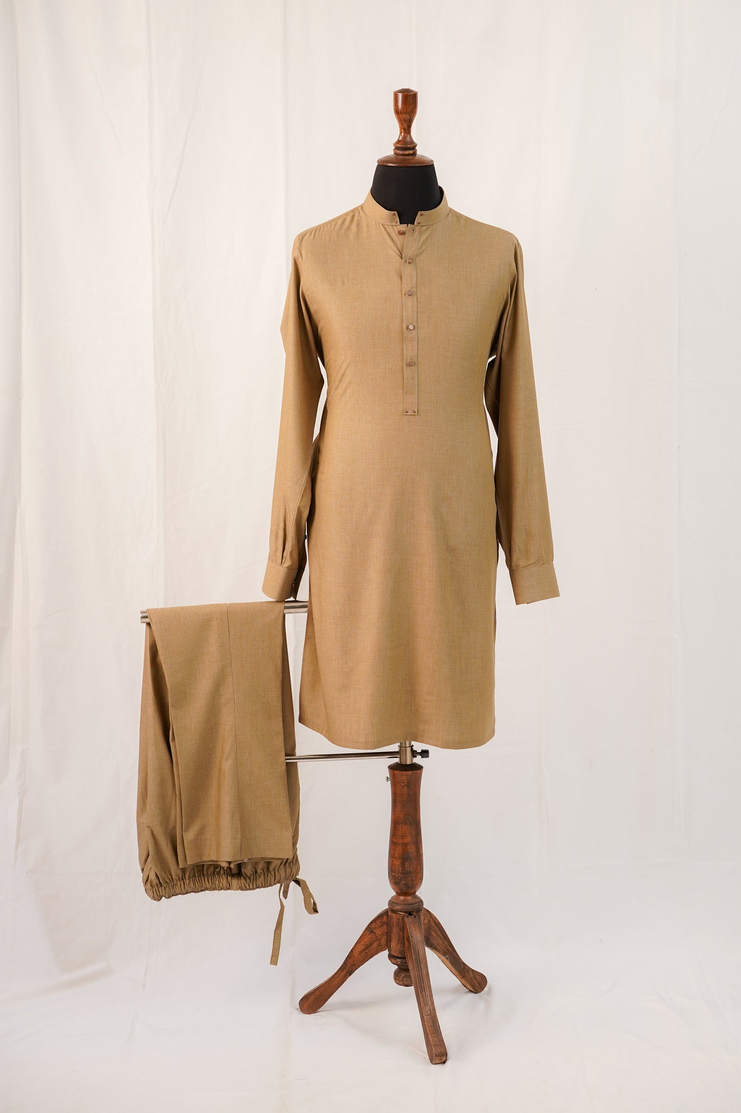 Sand Brown Kurta Trouser