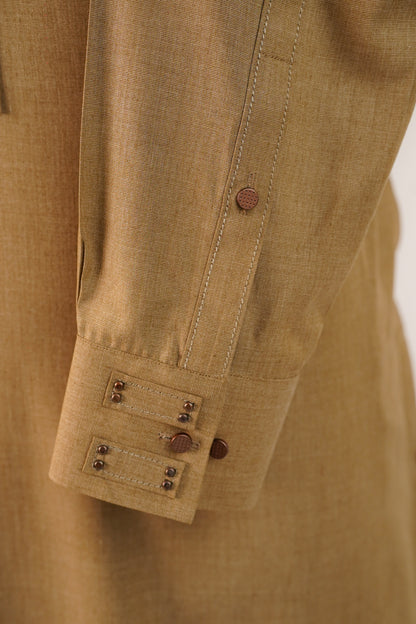 Sand Brown Kurta Trouser