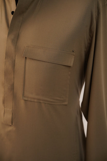 Sand Beige Kurta Trouser