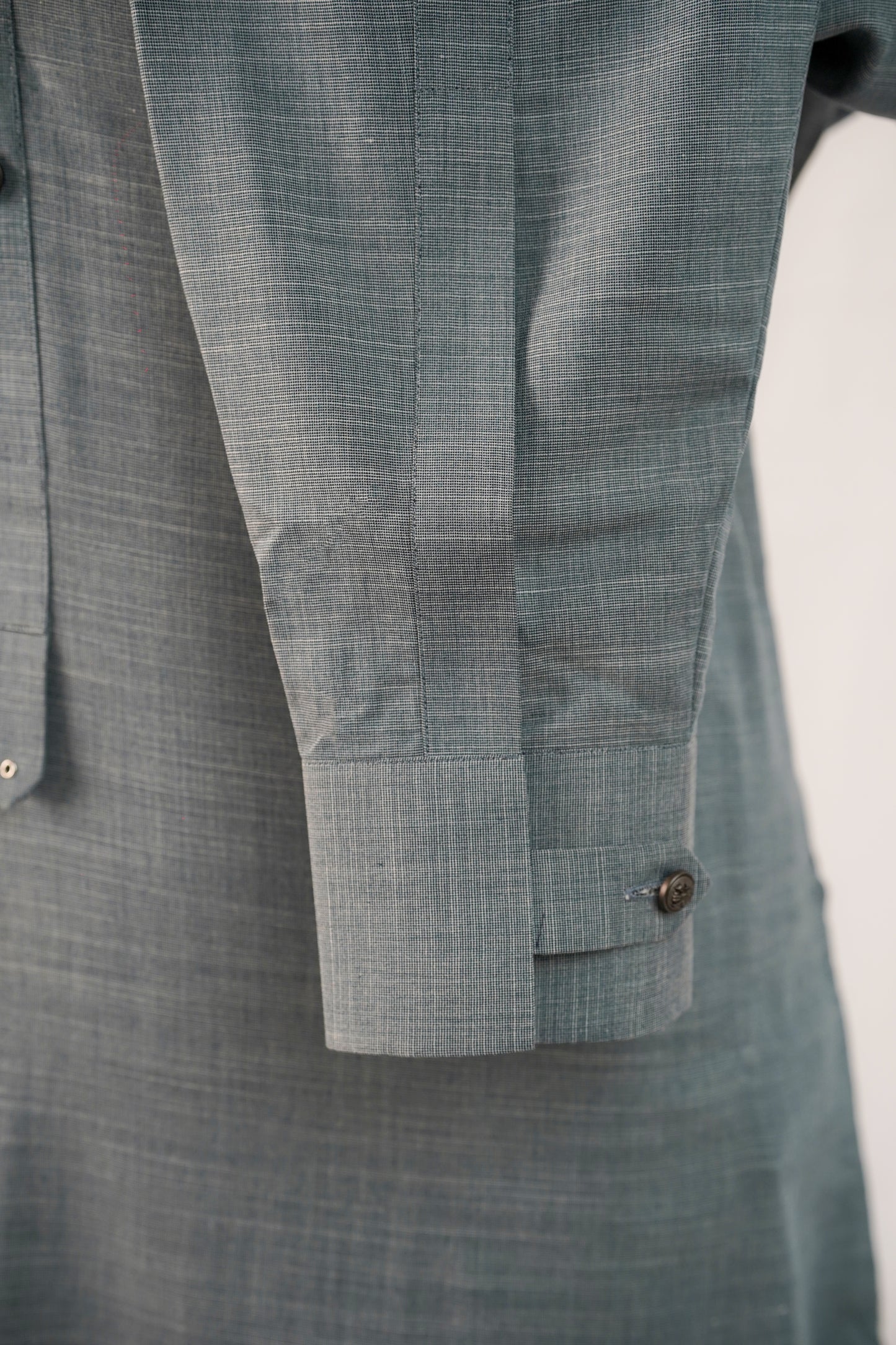 Grey Textured Kurta Trouser