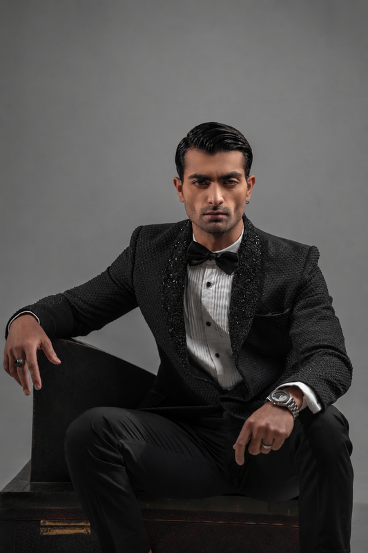 TUXEDO SUIT - HAND WORK