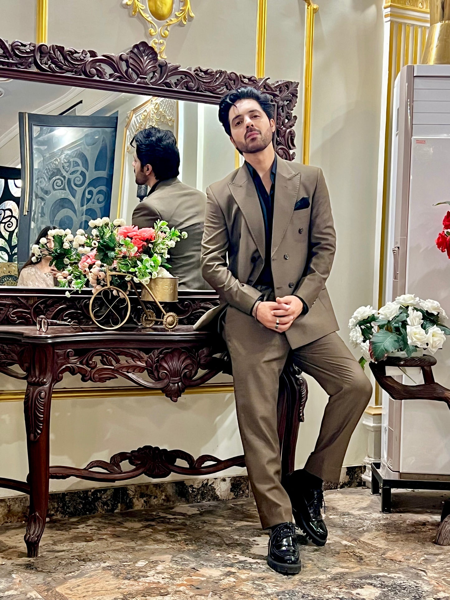 The Double Breasted Brown Suit