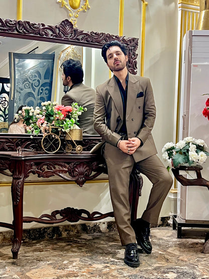 The Double Breasted Brown Suit