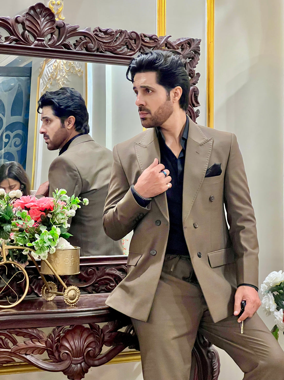The Double Breasted Brown Suit