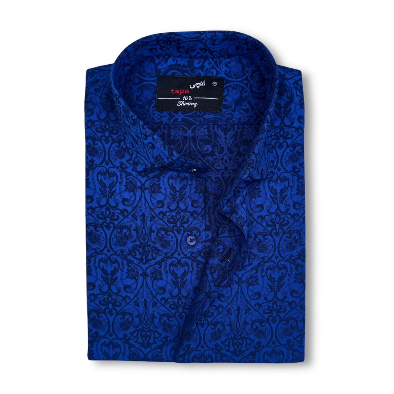 Royal Blue Half Sleeves Shirt