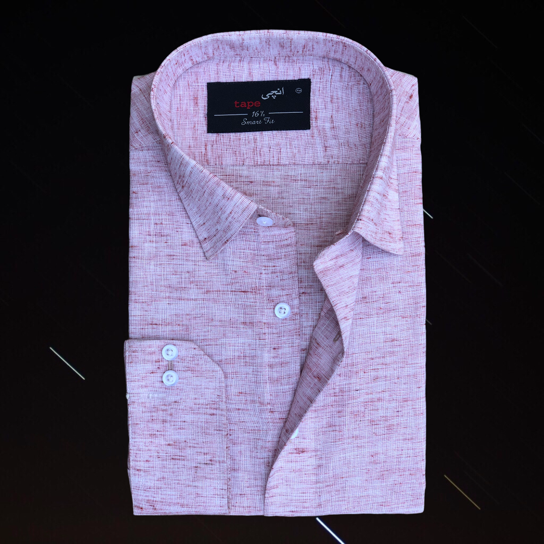 Pink Belgium Cotton Linen Shirt