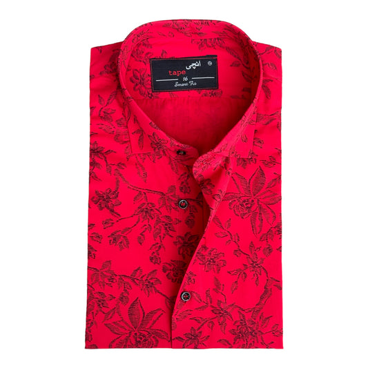 Big Red Floral Shirt