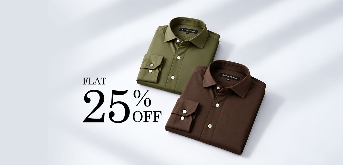 Flat 25% off on almost everything. Limited stock.