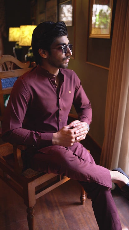 Rust Kurta Trouser