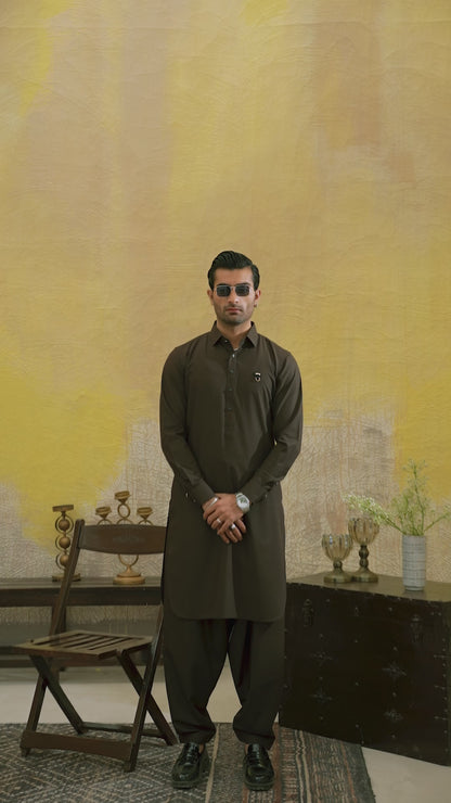 CLASSIC COLLAR SHALWAR KAMEEZ