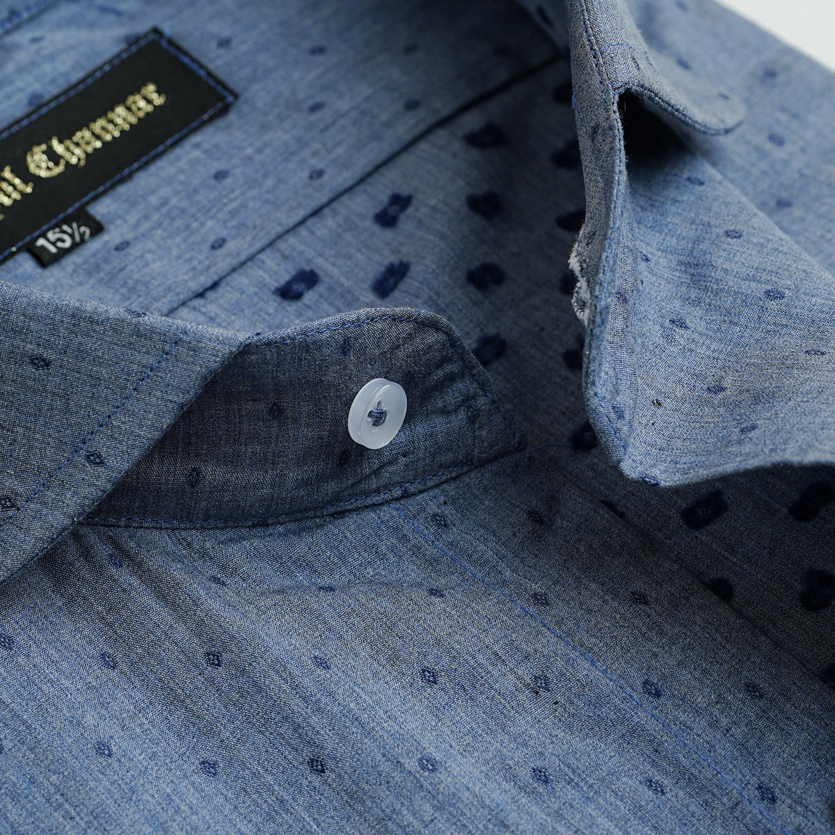 DENIM BLUE COTTON SHIRT