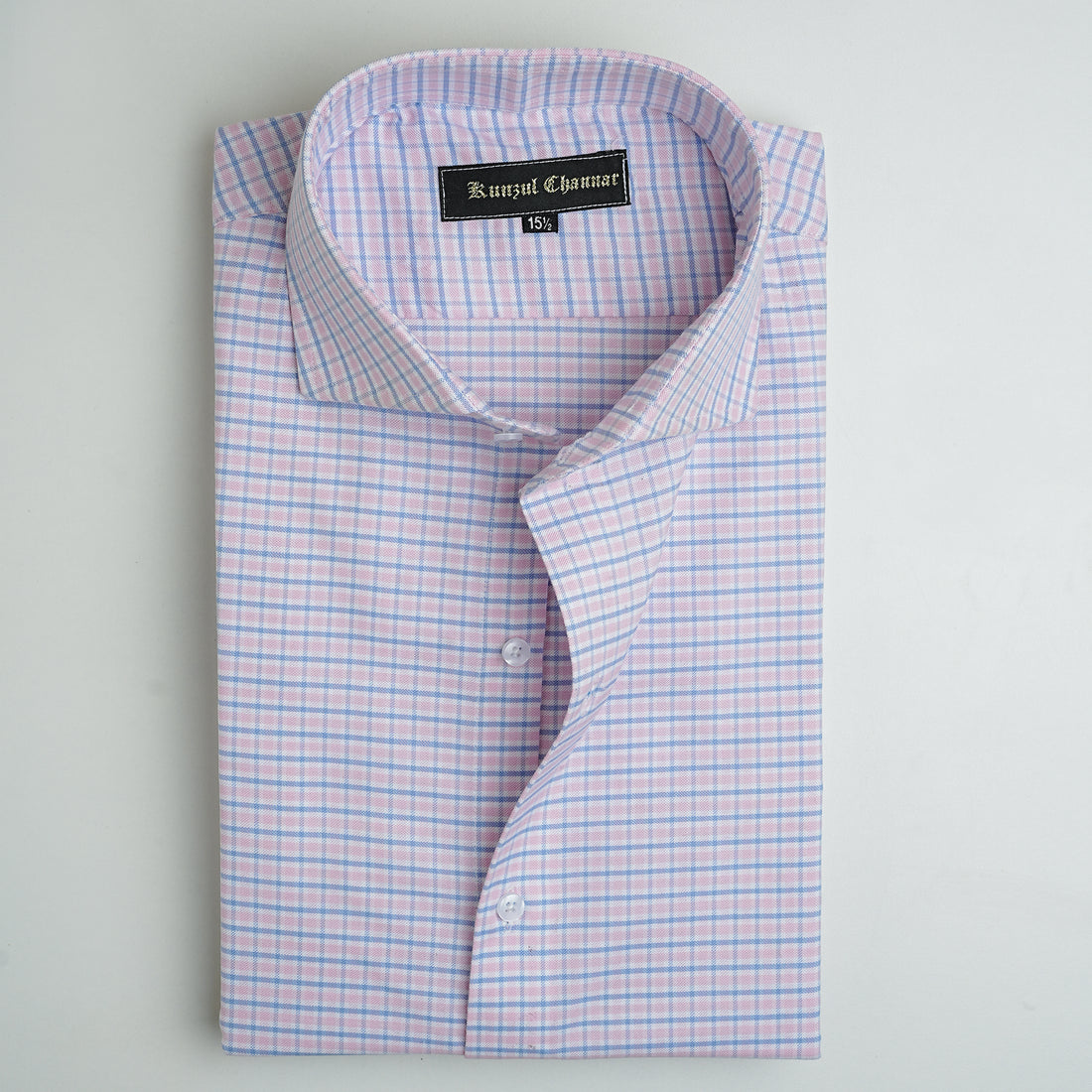 PINK & BLUE CHECKERED SHIRT