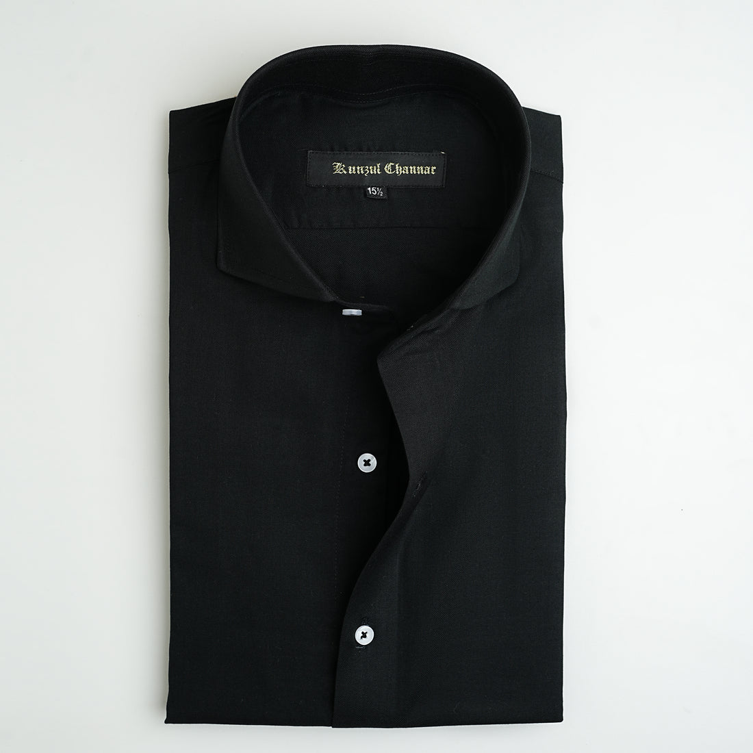 BLACK COTTON SHIRT