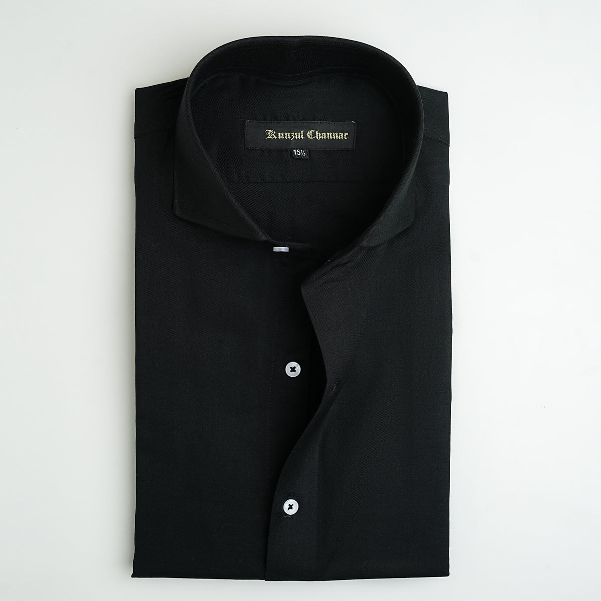 BLACK COTTON SHIRT