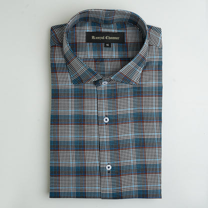 CHECKERED COTTON SHIRT