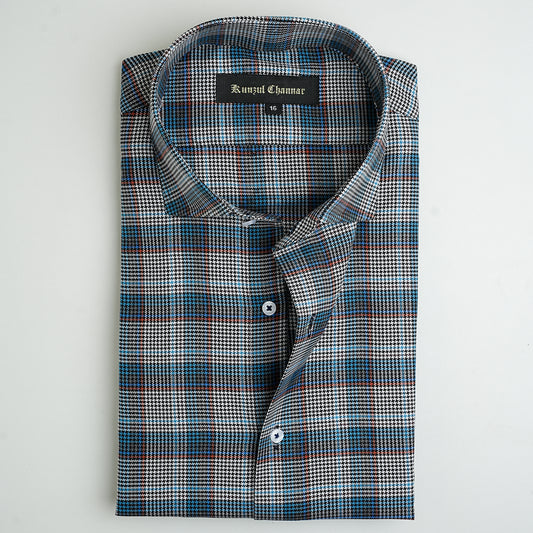CHECKERED COTTON SHIRT