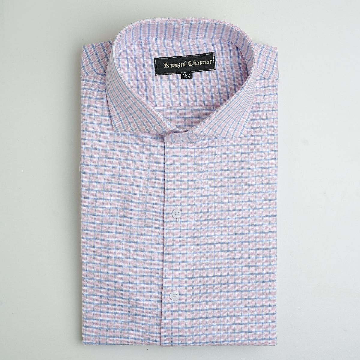 PINK & BLUE CHECKERED SHIRT