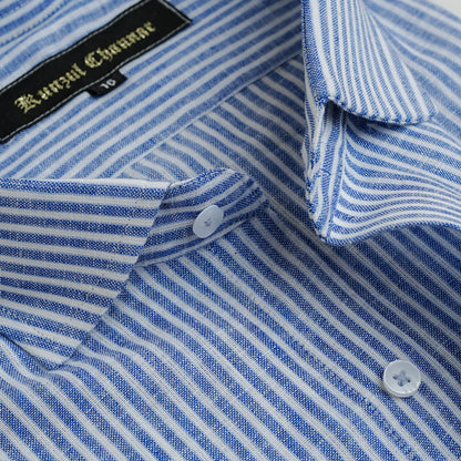 BLUE STRIPED SHIRT