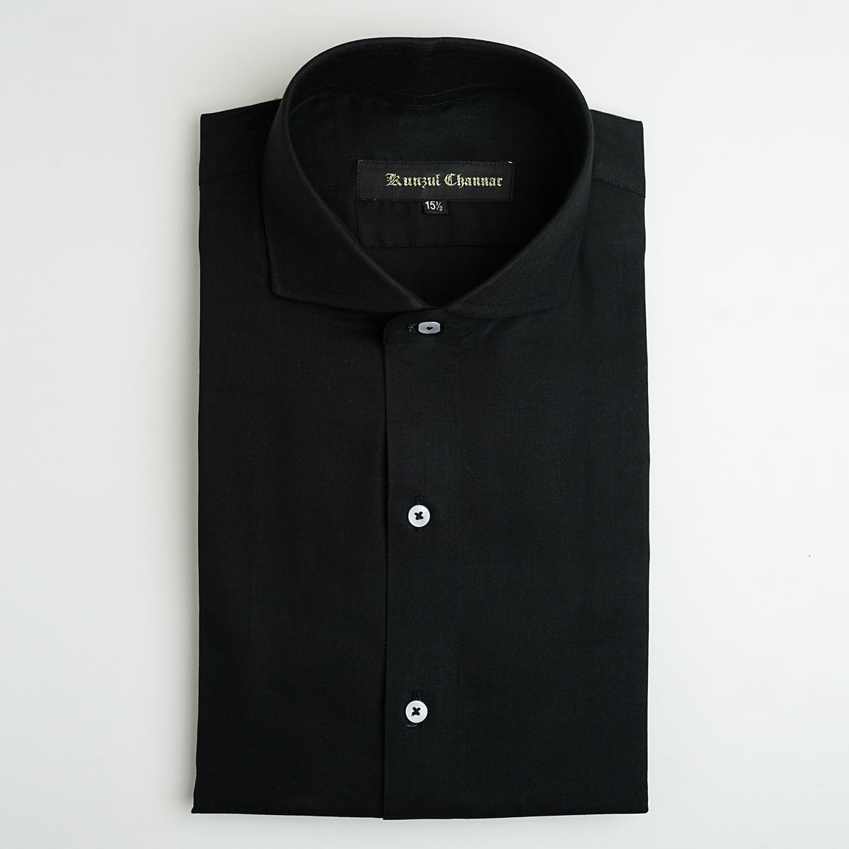 BLACK COTTON SHIRT