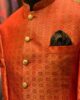 Orange Jamawar Prince Coat