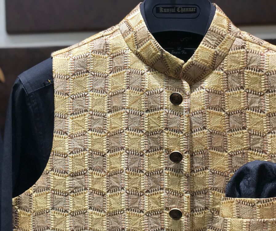 Golden Embroidered Waist Coat